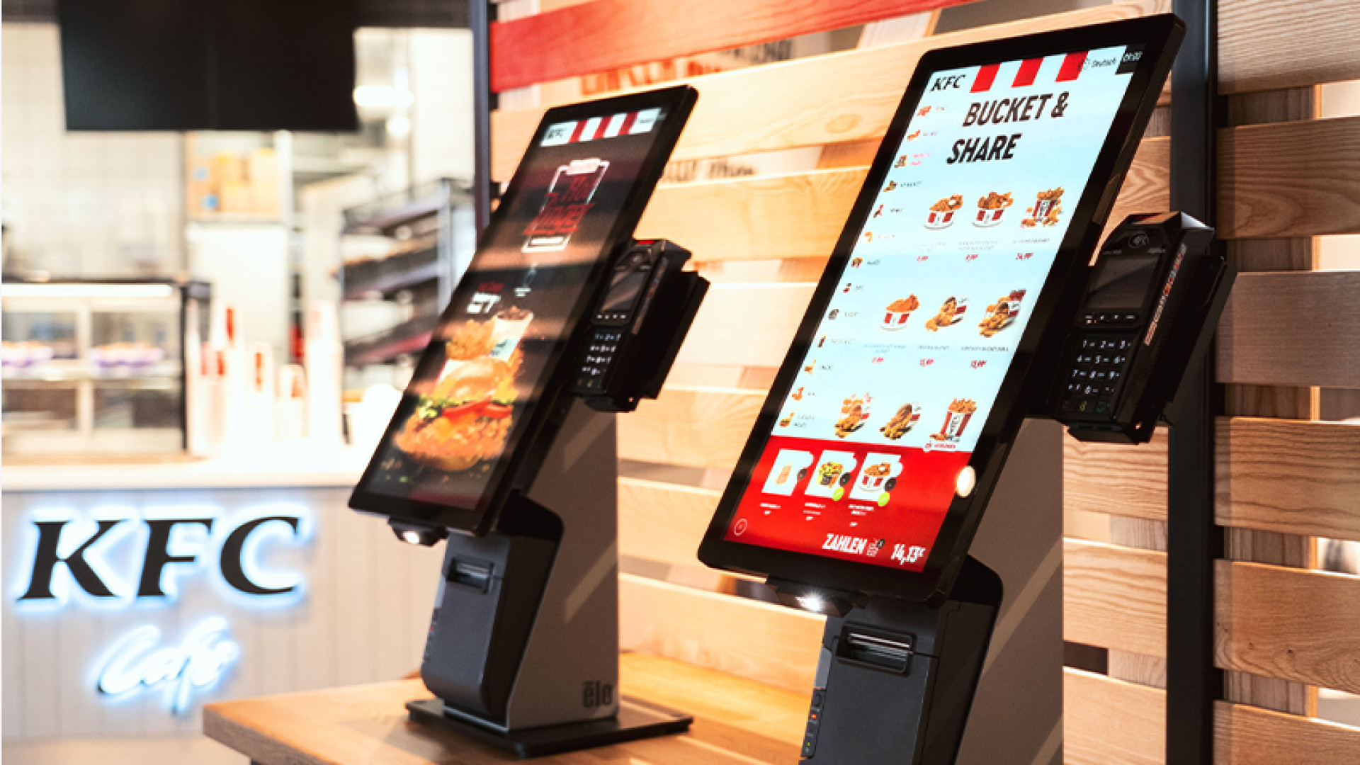 Kiosk pentru fast-food-uri